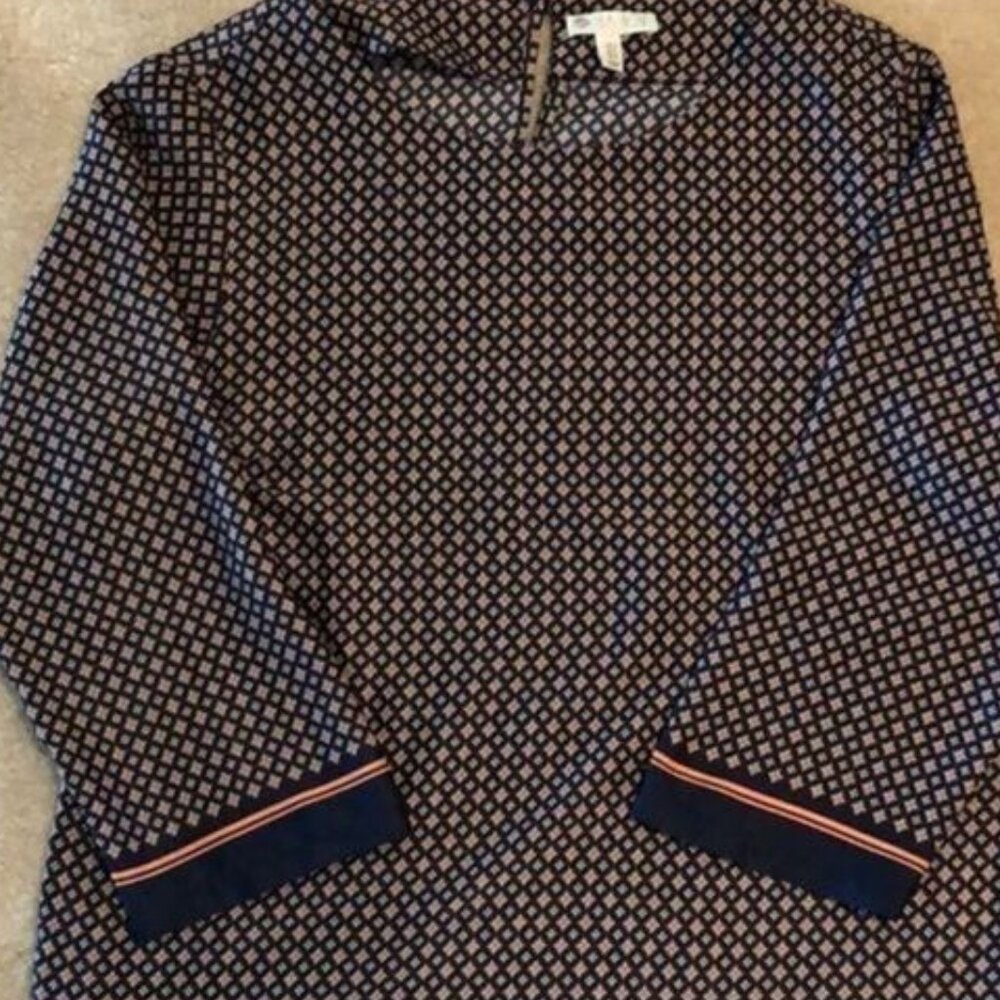 Lola Rose Navy & Orange  Top Small